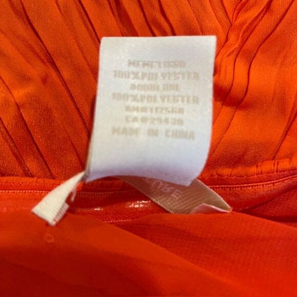 Miss Me MM Couture Ruched One Shoulder Mini Dress Orange Lined Size Medium - Picture 7 of 14